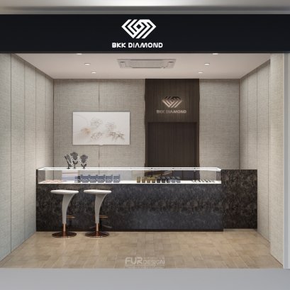 ออกแบบ ผลิต และติดตั้งร้าน : BKK Diamond กทม.